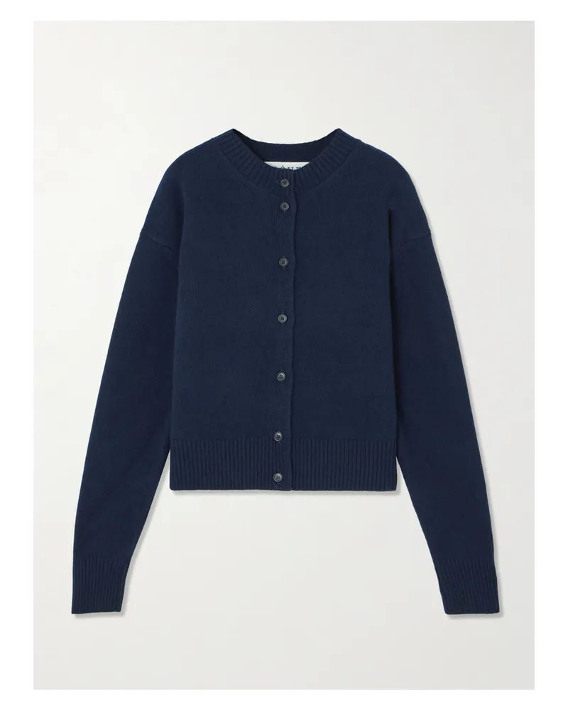 Róhe Verkürzter Cardigan Aus Einer Wollmischung - Blau Blau