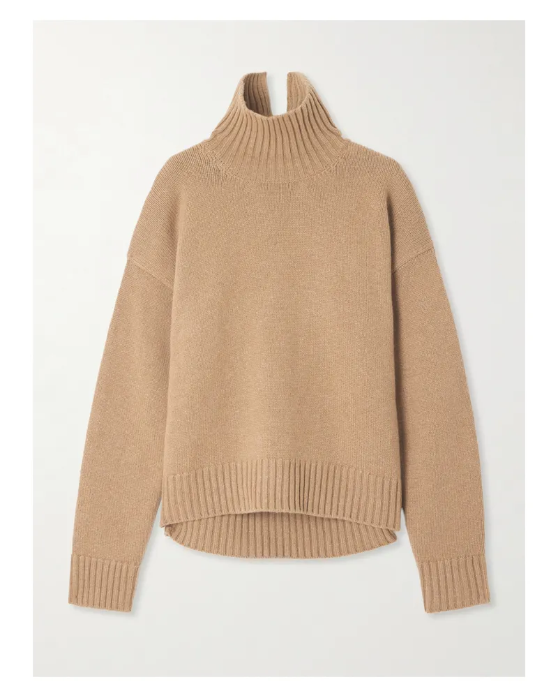 Jil Sander Rollkragenpullover Aus Einer Kaschmirmischung - Braun Braun