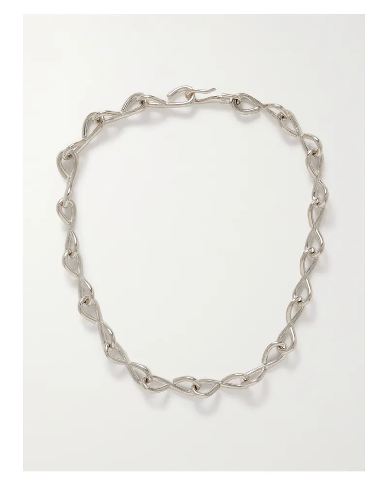 Loren Stewart Figure Eight Kette Aus Sterlingsilber Silber