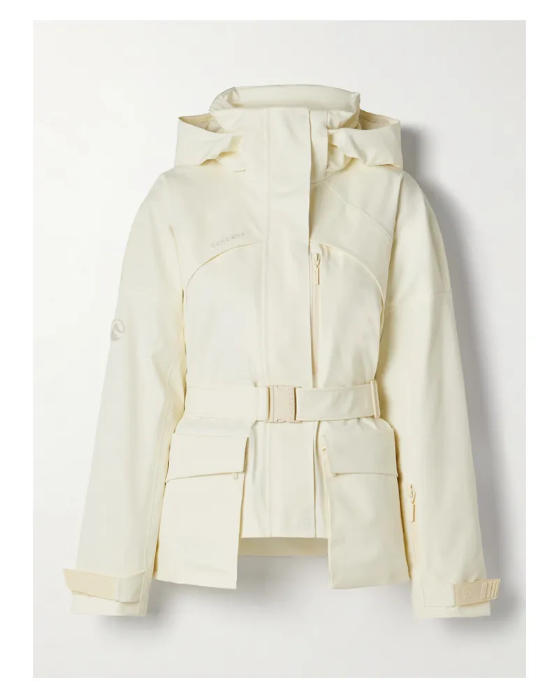 CORDOVA Tignes Skijacke Mit Kapuze Und Gürtel - Wollweiß Wollweiß