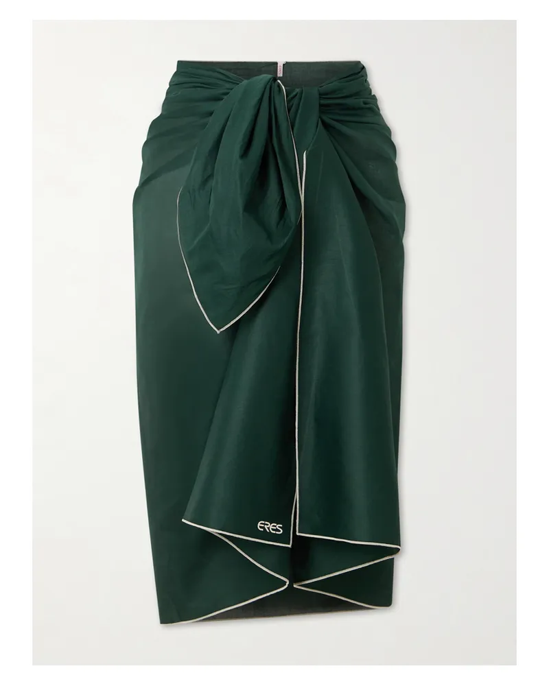 Eres Cabine Cotton-voile Pareo - Green Green