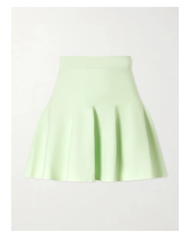 Stella McCartney Minirock Aus Stretch-strick - Grün Grün