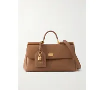 My Sicily Leather Shoulder Bag - Brown