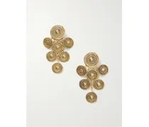 Byzance Goldfarbene Ohrclips