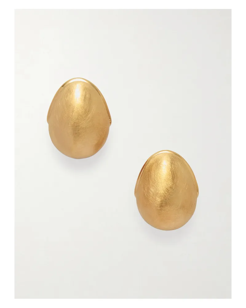 Jacquemus Les Boucles Raisin Goldfarbene Ohrringe Gold