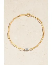 Yvonne Léon Armband aus 18 Karat Gelb- Und Weiß mit Diamant Gold