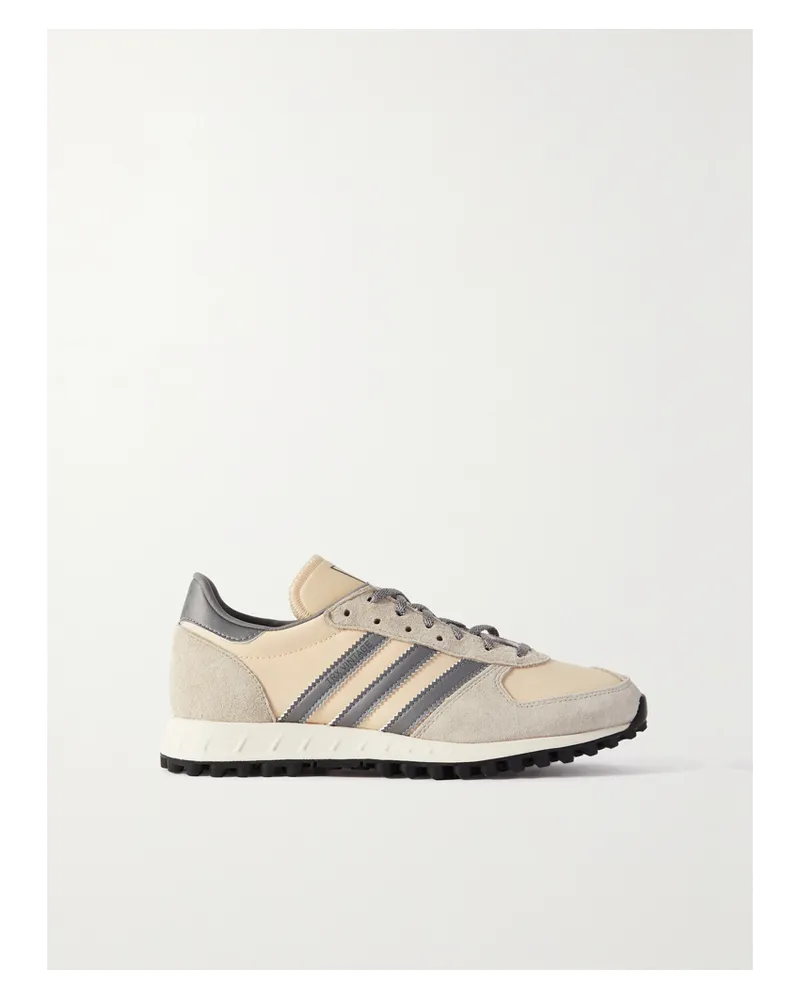 adidas Trx Vintage Sneakers Aus Veloursleder Und Mesh Mit Lederbesätzen - Neutral Neutral