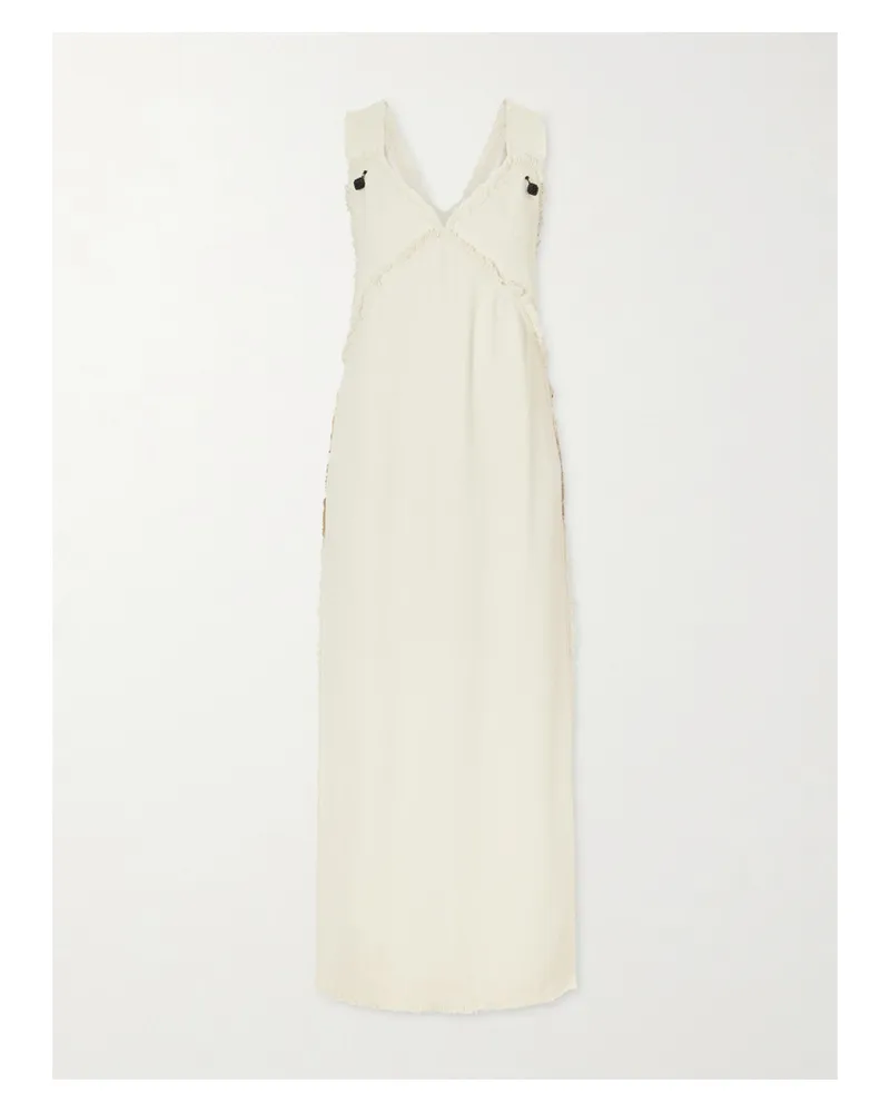 Totême Crepon Maxi Dress - Neutrals Neutrals