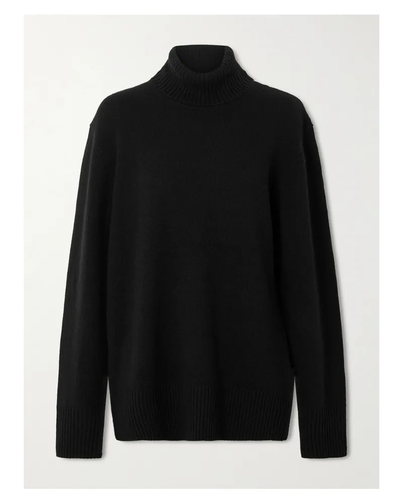Totême Rollkragenpullover Aus Kaschmir - Schwarz Schwarz