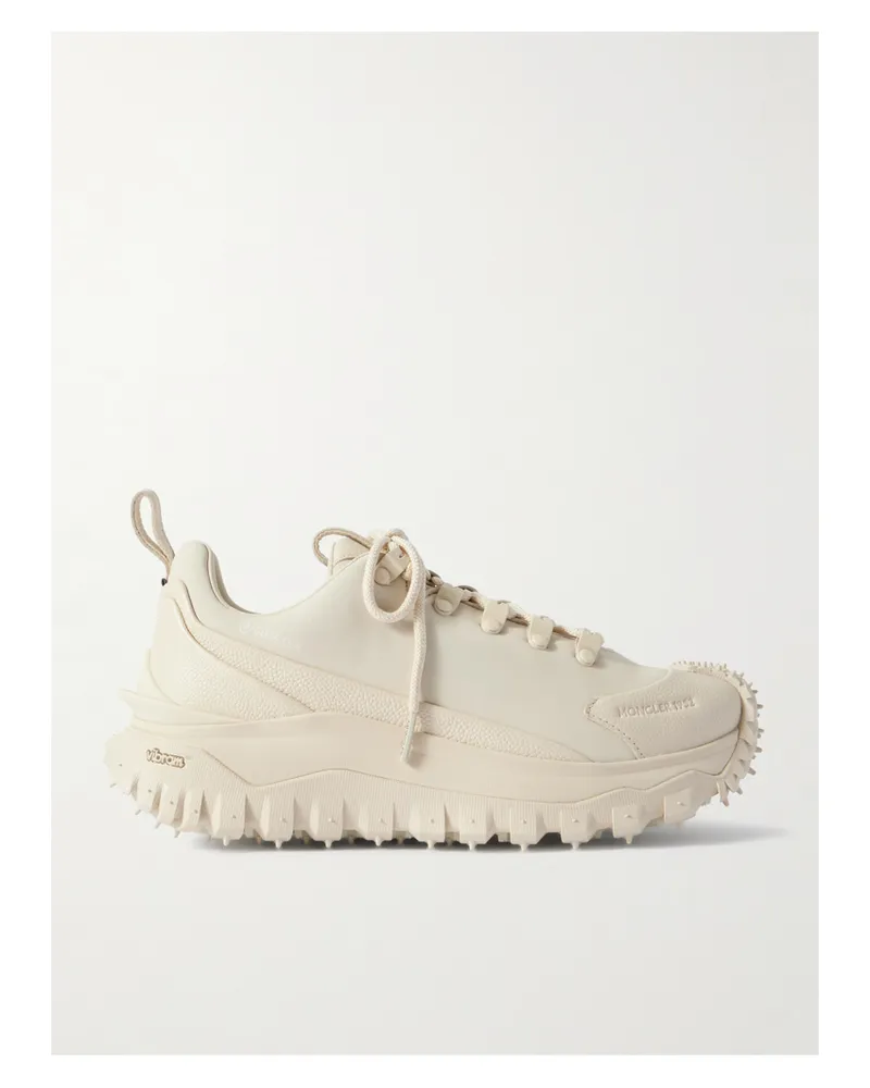Moncler Trailgrip Apex2gtx Sneakers Aus Veloursleder Und Strukturiertem Leder - Creme Creme