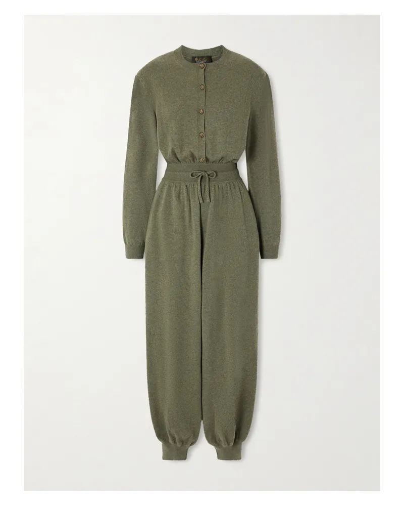Loro Piana Jumpsuit Aus Kaschmir - Grün Grün