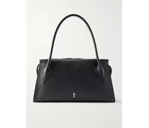 Venus Medium Leather Shoulder Bag - Black