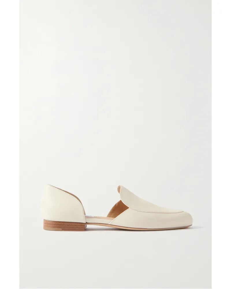 Gabriela Hearst Jax Flache Schuhe Creme