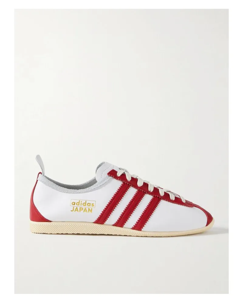 adidas Japan Sneakers Aus Leder Mit Velourslederbesätzen - Weiß Weiß