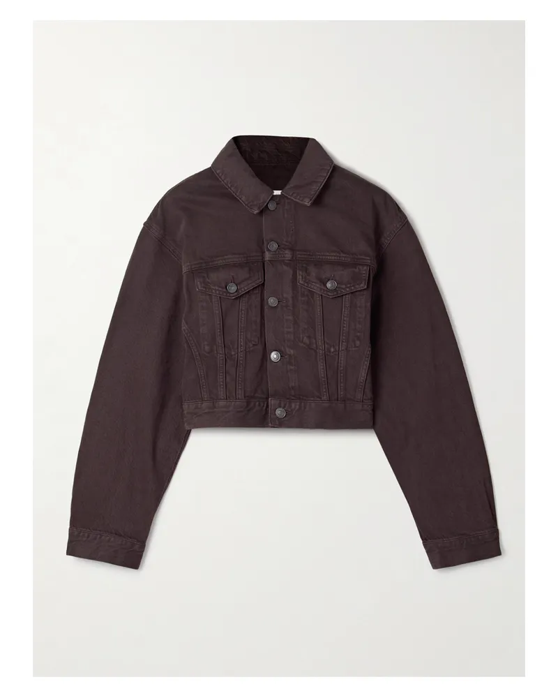 AGOLDE Radley Denim Jacket - Brown Brown