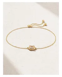 Stone & Strand Bonbon Armband aus 14 Karat  mit Topas Gold