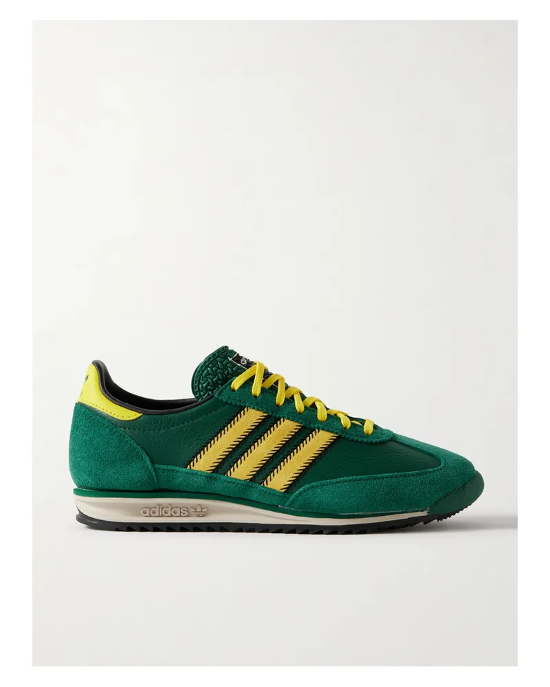adidas Sl 72 Og Sneakers Aus Veloursleder Und Leder - Grün Grün