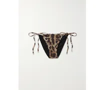 Leopard-print Bikini Briefs - Animal Print