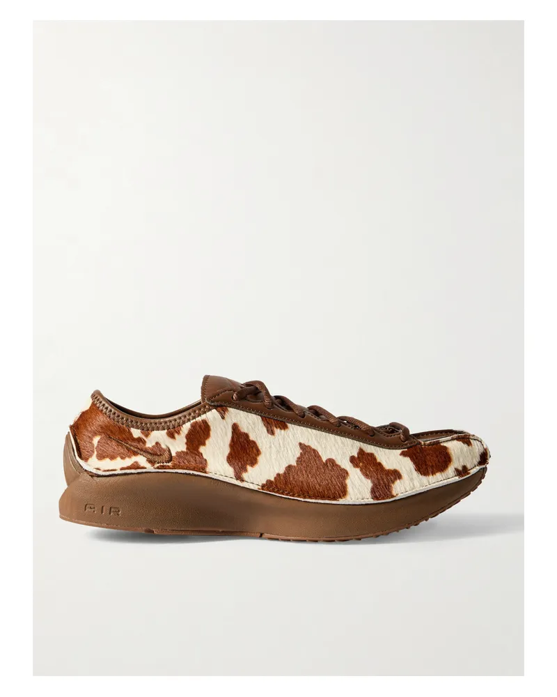 Nike Air Superfly Lx Sneakers Aus Kalbshaar Mit Kuhprint Und Leder - Animal-Print Animal-print