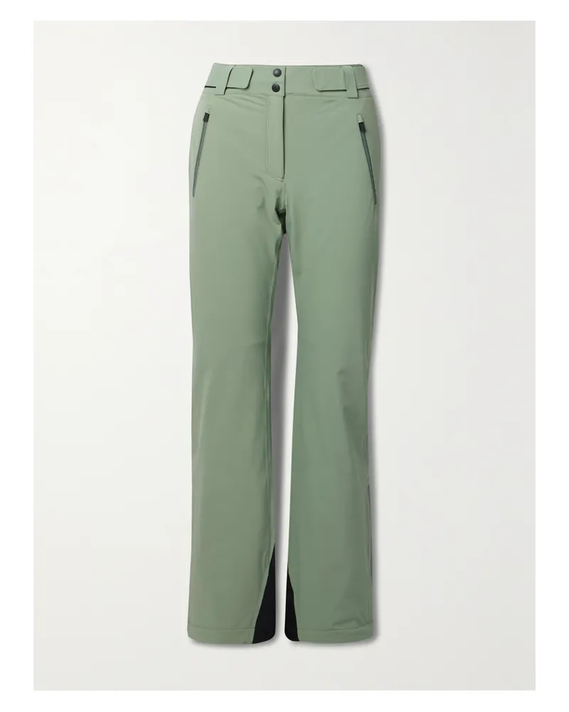 Aztech Mountain Team Aztech Wattierte Bootcut-skihose - Grün Grün