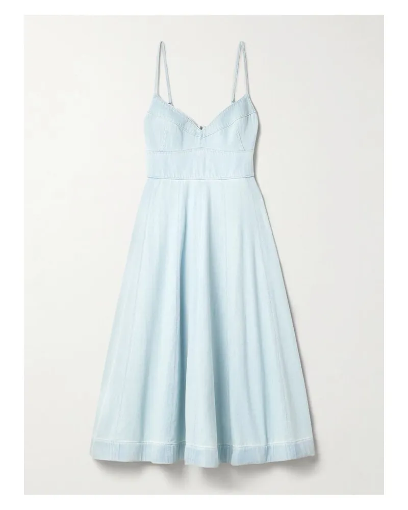 Zimmermann Acacia Midi-jeanskleid - Blau Blau