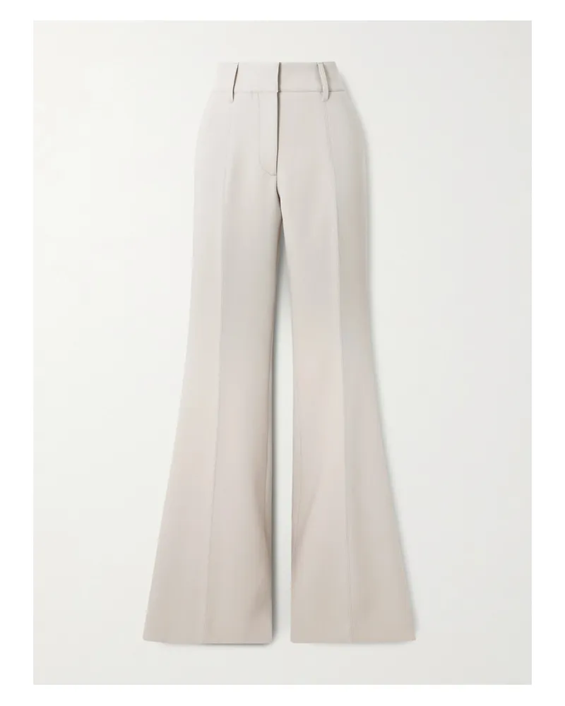 Gabriela Hearst Rhein Wool Flared Pants - Gray Gray