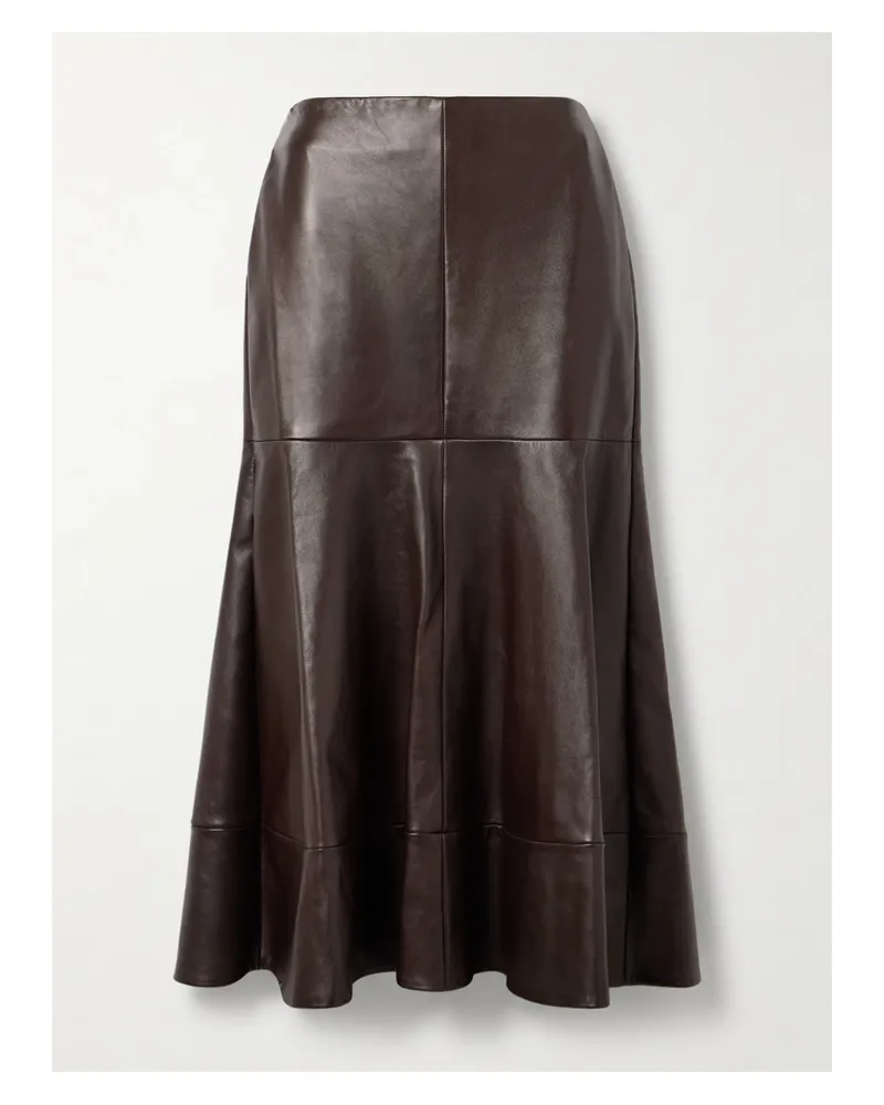 Brandon Maxwell The Preston Midirock Aus Leder - Braun Braun