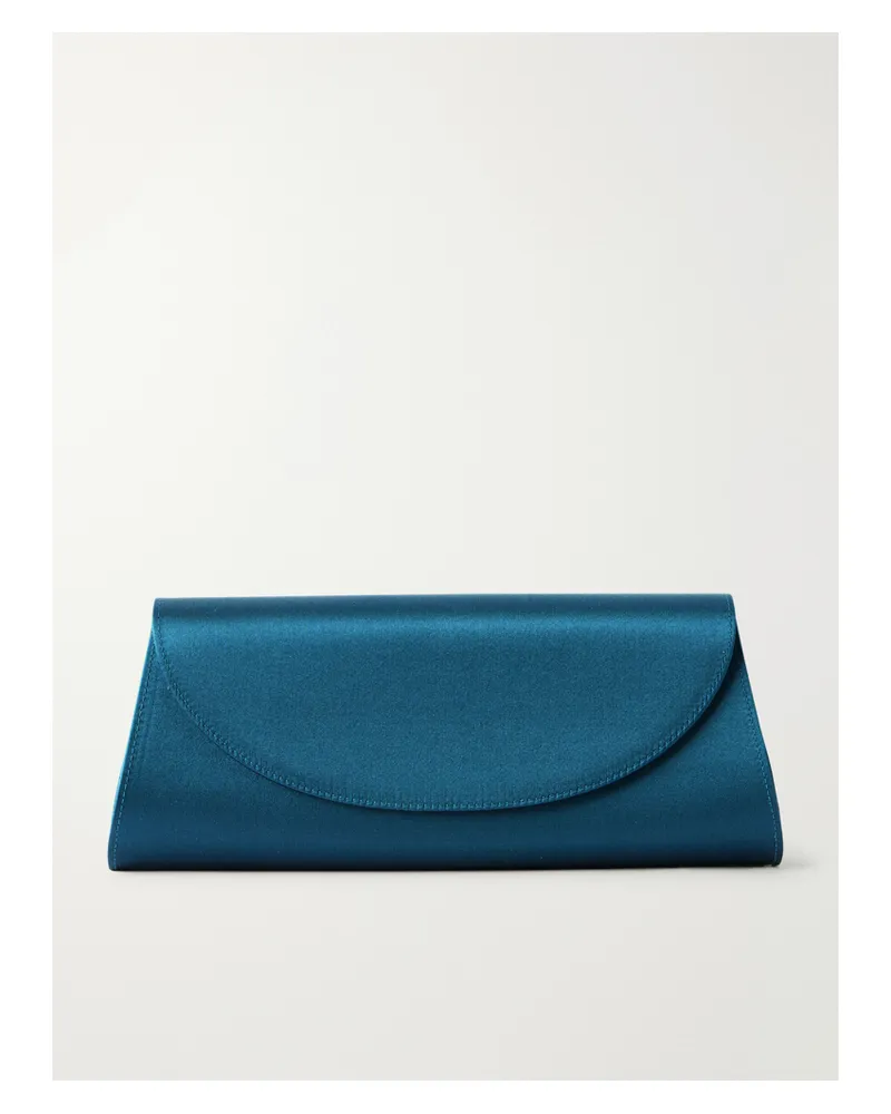 Hunting Season Opera Satin Clutch - Blue Blue