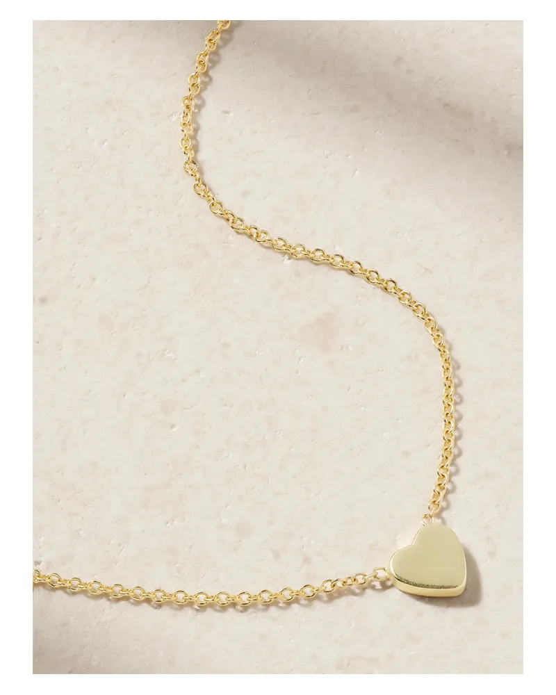 Jennifer Meyer Mini Heart Kette Aus 18 Karat Gold Gold