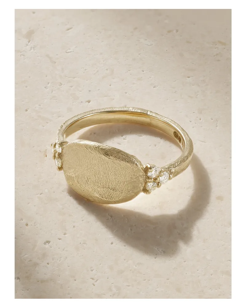 Pascale Monvoisin Gaby N°2 Ring Aus 9 Karat Gold Mit Diamanten Gold