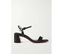 Miss Jane 55 Leather Sandals - Black