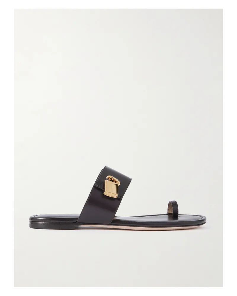 Tom Ford Zehensandalen Aus Leder Mit Verzierung - Braun Braun