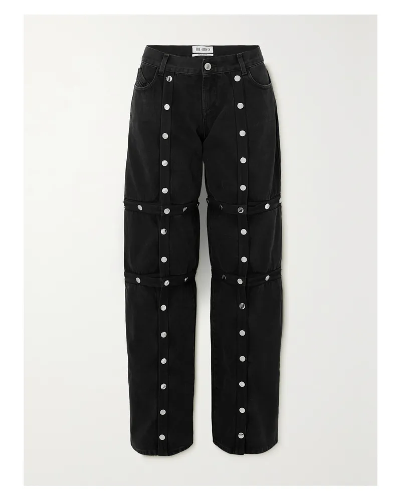 ATTICO Jeans Mit Geradem Bein - Schwarz Schwarz