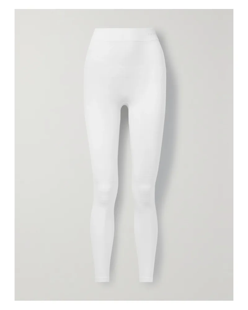 Falke Leggings Aus Stretch-strick - Weiß Weiß