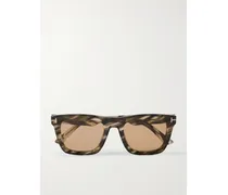 Lelio Sonnenbrille Mit D-rahmen Aus Azetat In Hornoptik