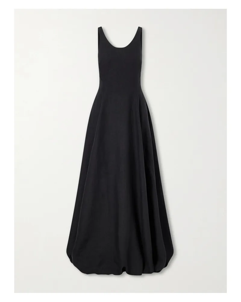 Ralph Lauren Lyndy Linen Maxi Dress - Black Black