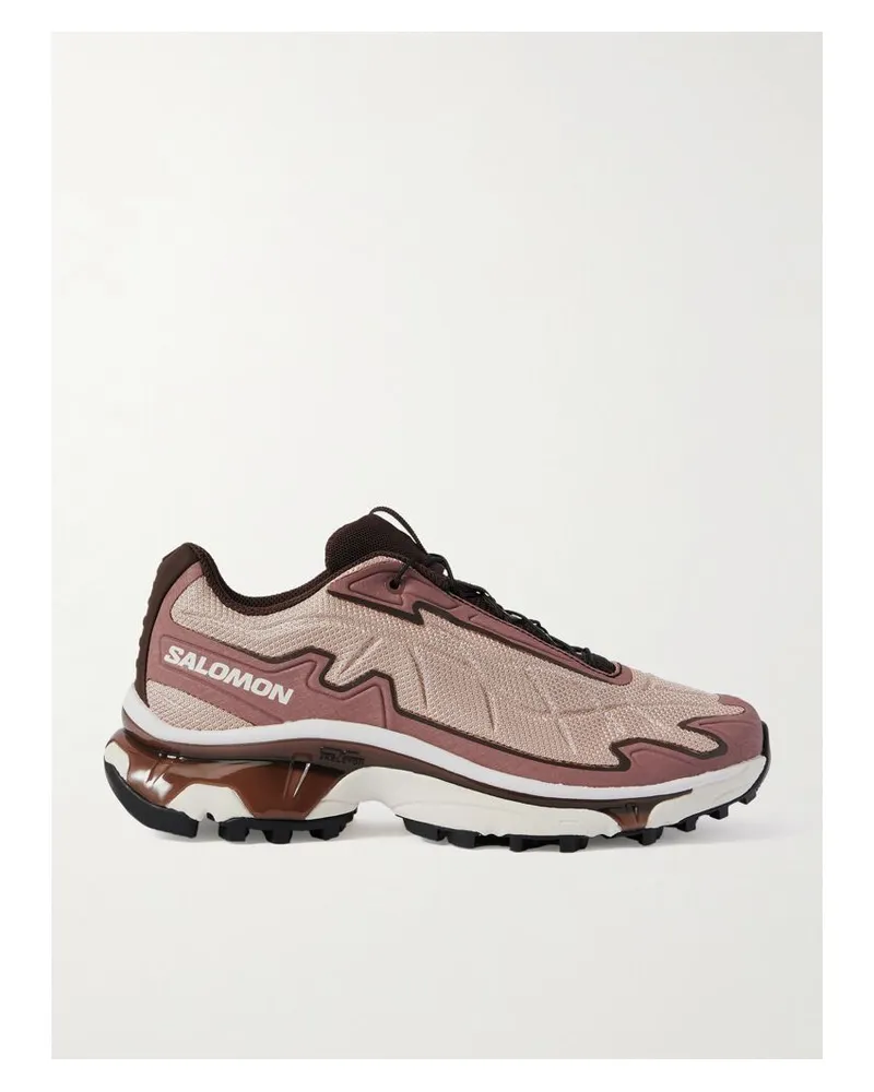Salomon Xt-slate Sneakers Aus Mesh Mit Gummibesätzen - Pink Pink