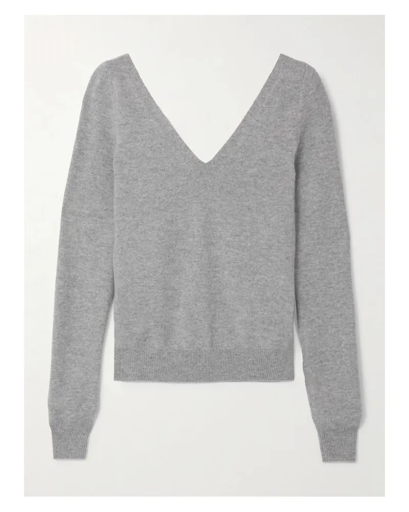 Saint Laurent Kaschmirpullover - Grau Grau