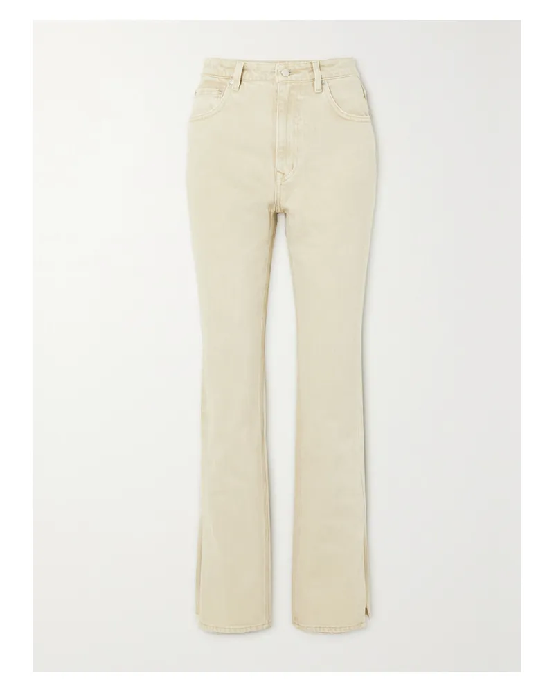 GRLFRND Harlow Hoch Sitzende Bootcut-jeans - Neutral Neutral