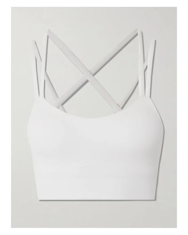 LULULEMON Like A Cloud B/c Sport-bh Aus Stretch-material - Weiß Weiß