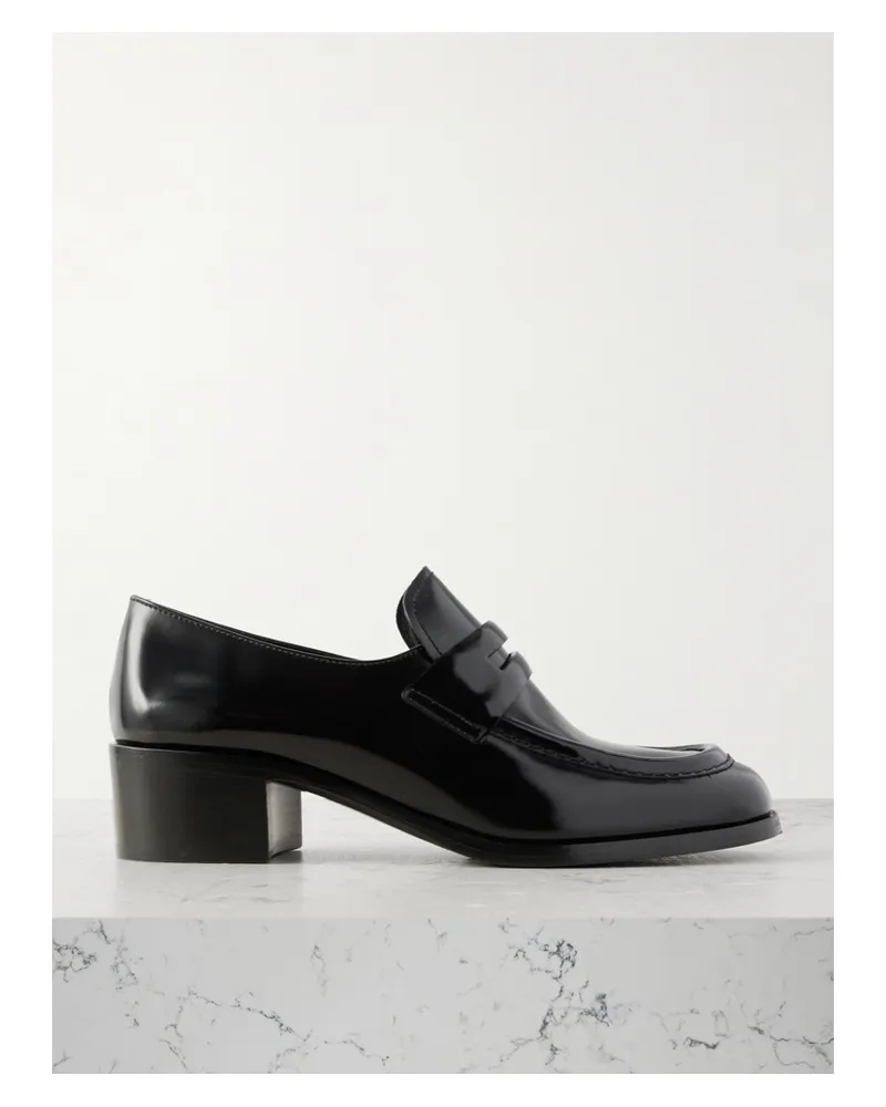 Church's Prudence Glossed-leather Loafers - Black Black
