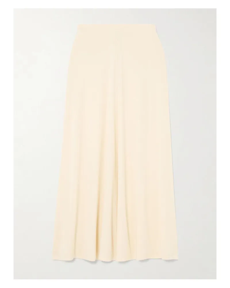 Totême Midirock Aus Stretch-jersey - Ecru Ecru