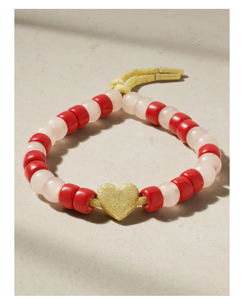 Carolina Bucci Forte Beads Love Armband aus Lurex Gold