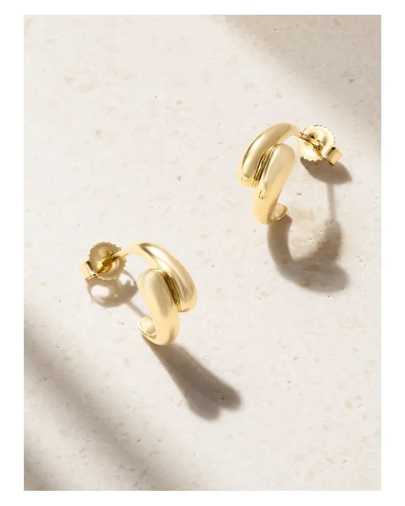 Jennifer Meyer Double Dome Mini Ohrringe Aus 18 Karat Gold Gold
