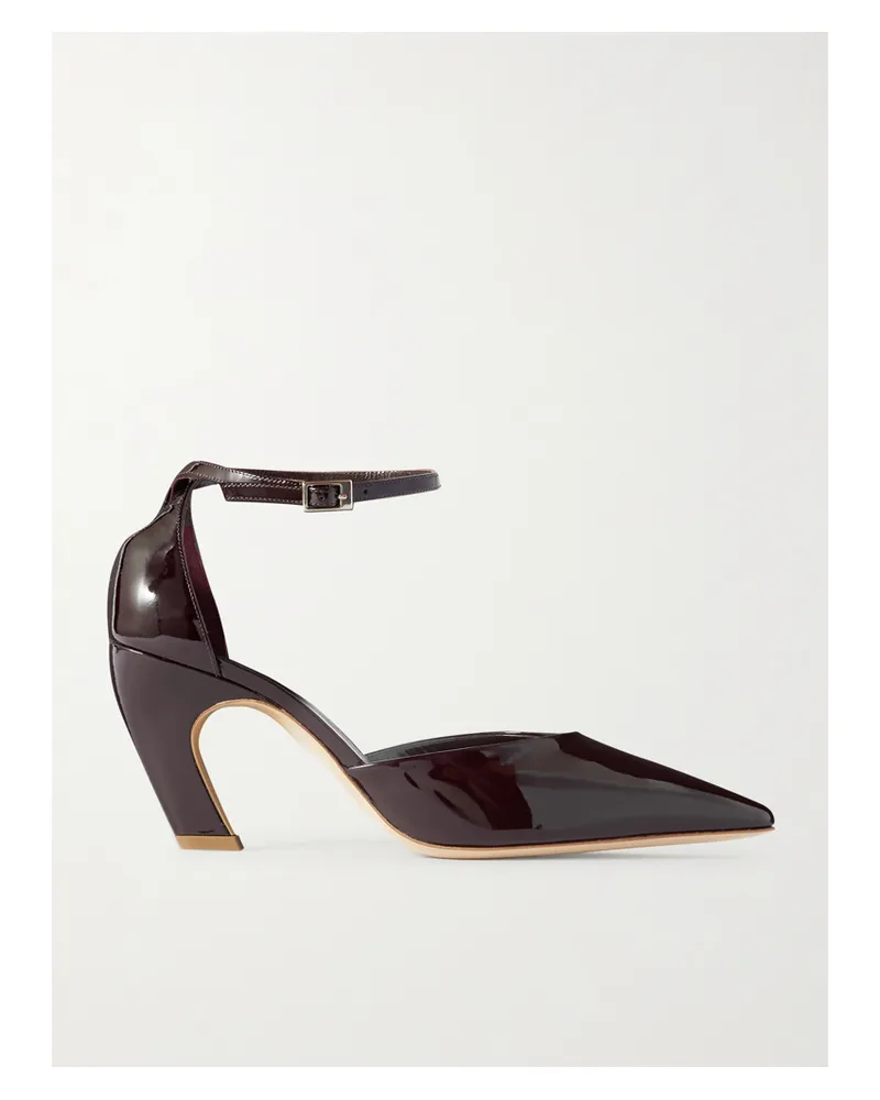 Le Monde Béryl Victoria Pumps Aus Lackleder - Lila Lila