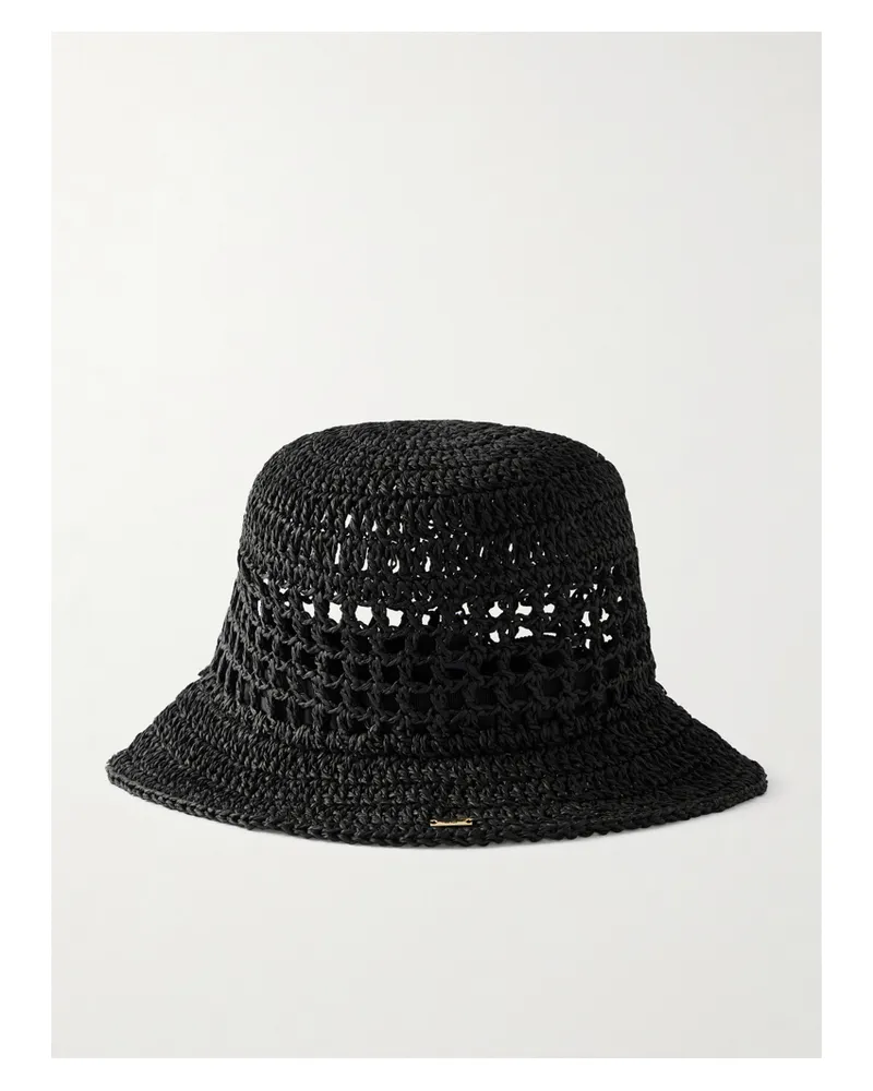 Eugenia Kim Jonah Fischerhut Aus Stroh - Schwarz Schwarz