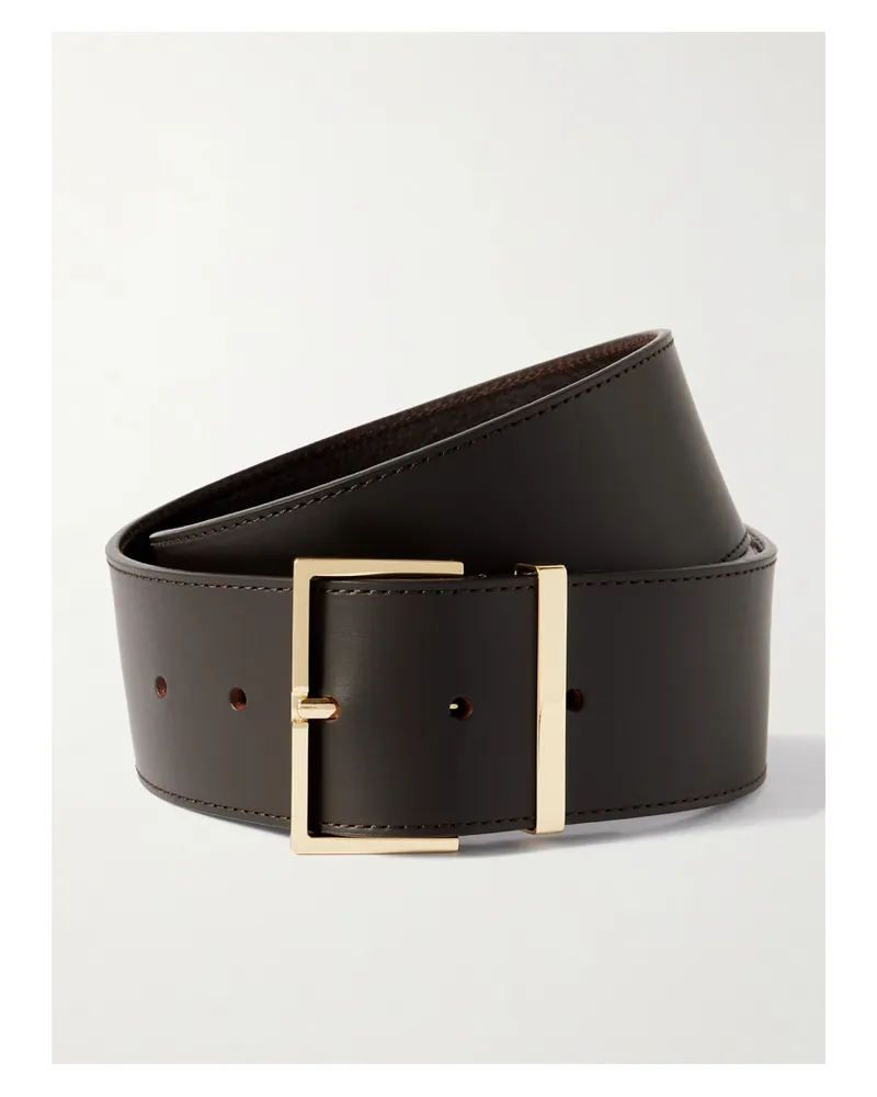 FRANKIE Shop Evro Leather Belt - Brown Brown