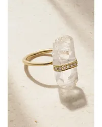 JIA JIA Ring aus 14 Karat  mit Quarz Und Diamanten Gold