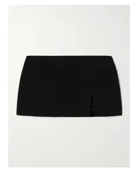 Acne Studios Minirock aus Crêpe Schwarz