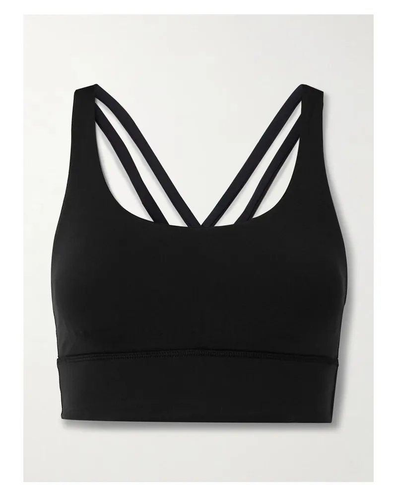 LULULEMON Energy Longline-bh Mit Moderatem Halt, B–d - Schwarz Schwarz